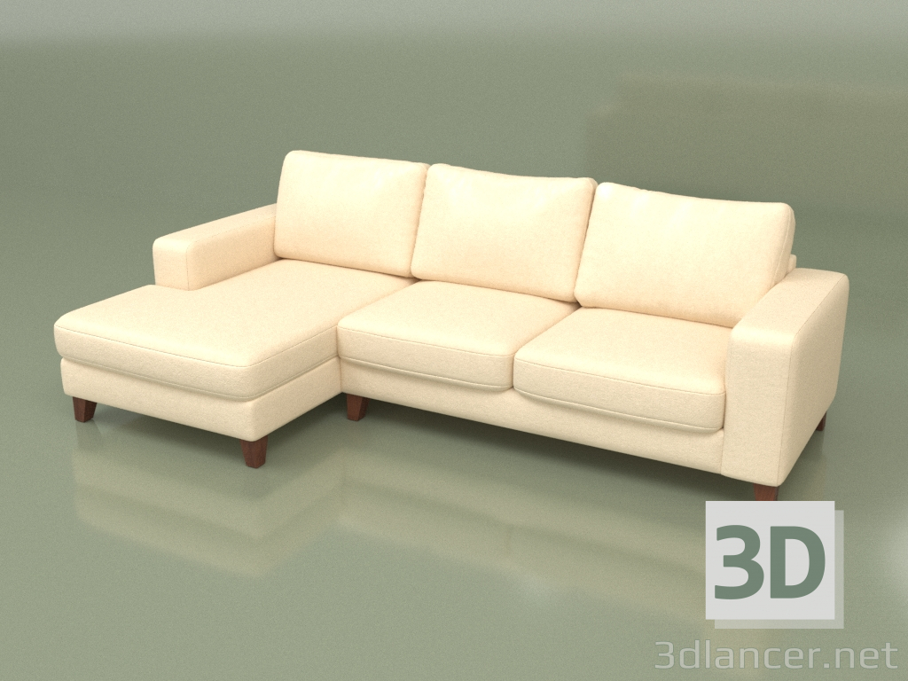 Modelo 3d Sofá de canto Morti (ST, Lounge 1) - preview