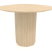 3d model Dining table DT 11 (D=1000х750, wood white) - preview