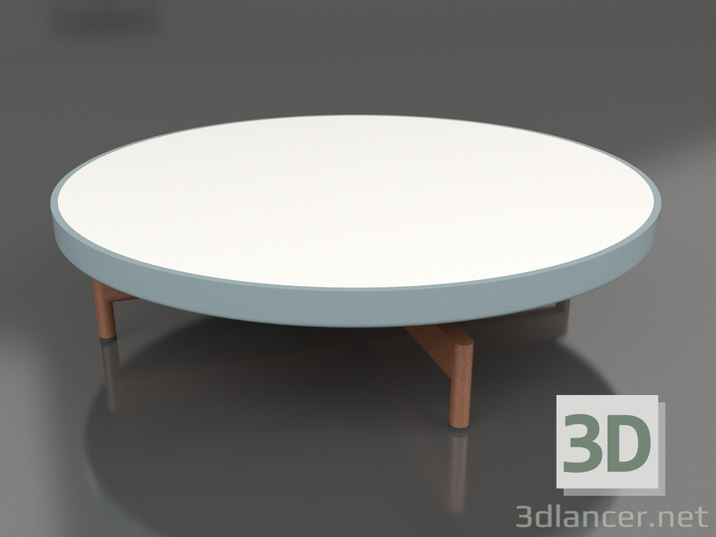 3d модель Стол журнальный круглый Ø90x22 (Blue grey, DEKTON Zenith) – превью