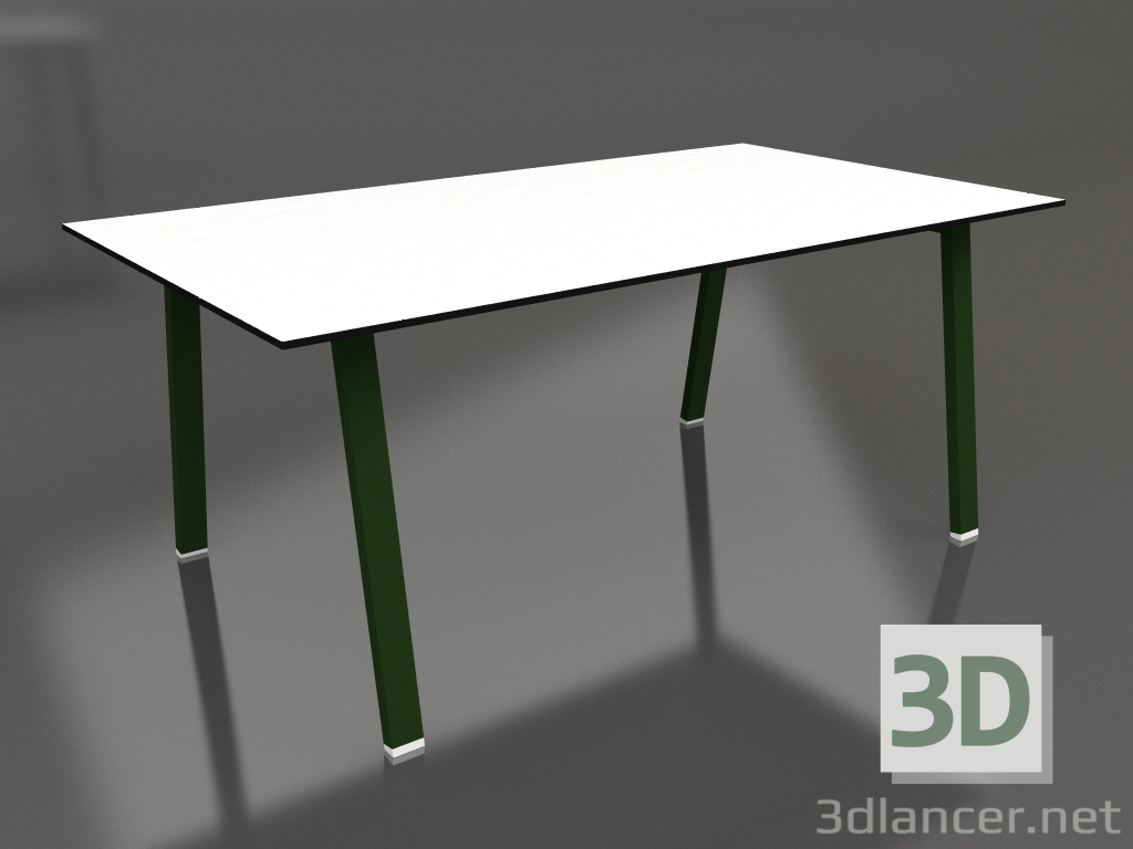 3D Modell Esstisch 180 (Flaschengrün, Phenolharz) - Vorschau