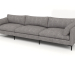 3D Modell 4,5-Sitzer-Sofa Summer (Anthrazit) - Vorschau