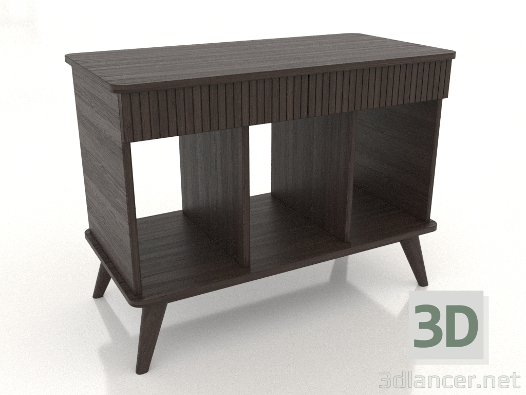 3D modeli Vinil plak çalar için evrensel stand MINI 900 mm (dişbudak cevizi) - önizleme