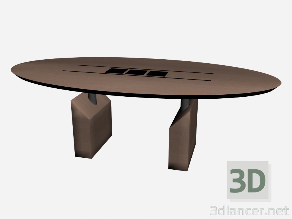 3d model Óvalo de mesa Accademia - vista previa