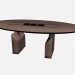 3d model Table oval Accademia - preview