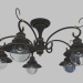 3d model Ceiling lighting fitting Sandrina (3249 5C) - preview