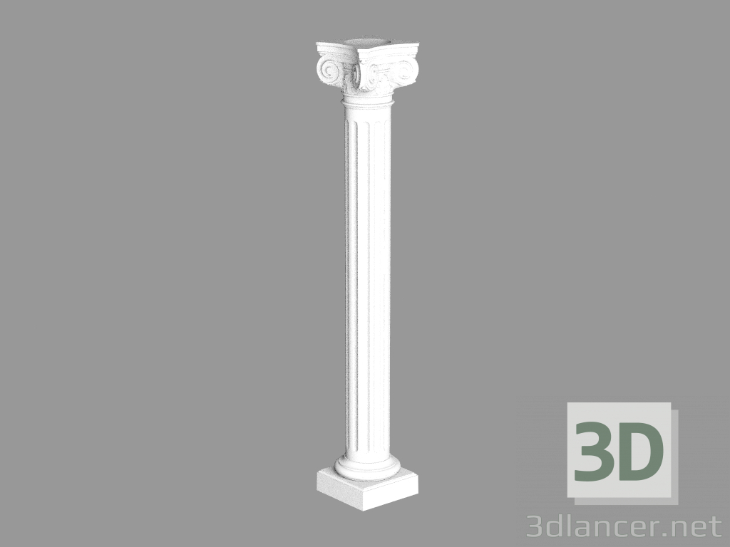 3D modeli Sütun montajı 4 - önizleme