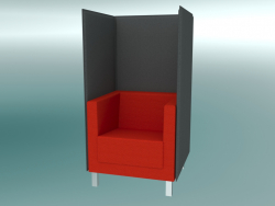 Armchair with divider, on legs (VL1 HW)