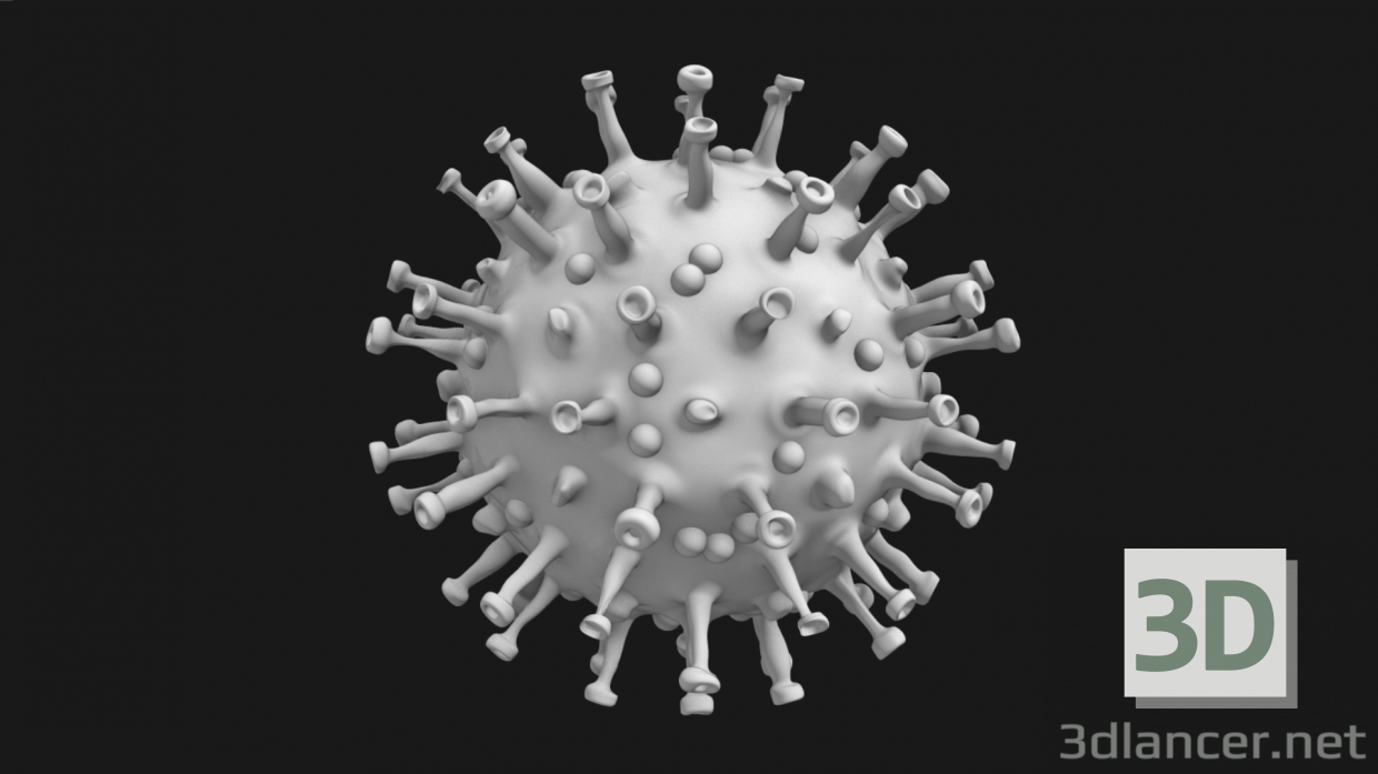 Covid-19 obj 3D-Modell kaufen - Rendern