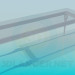 3d model Glass coffee table - preview