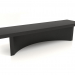 3d model Bench BK (1600x400x350, wood black) - preview