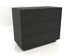 Commode TM 15 (1001х505х834, bois noir)