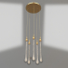 3d model Pendant Asmer gold (07860-5A,33) - preview