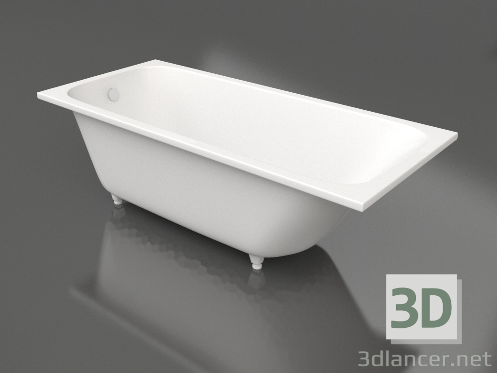 3d model Bañera ORLANDA 160x70 - vista previa