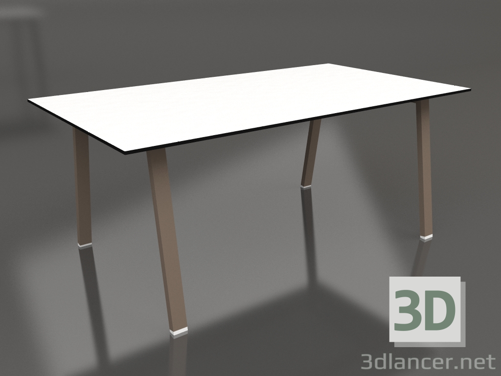 3d model Mesa de comedor 180 (Bronce, Fenólico) - vista previa