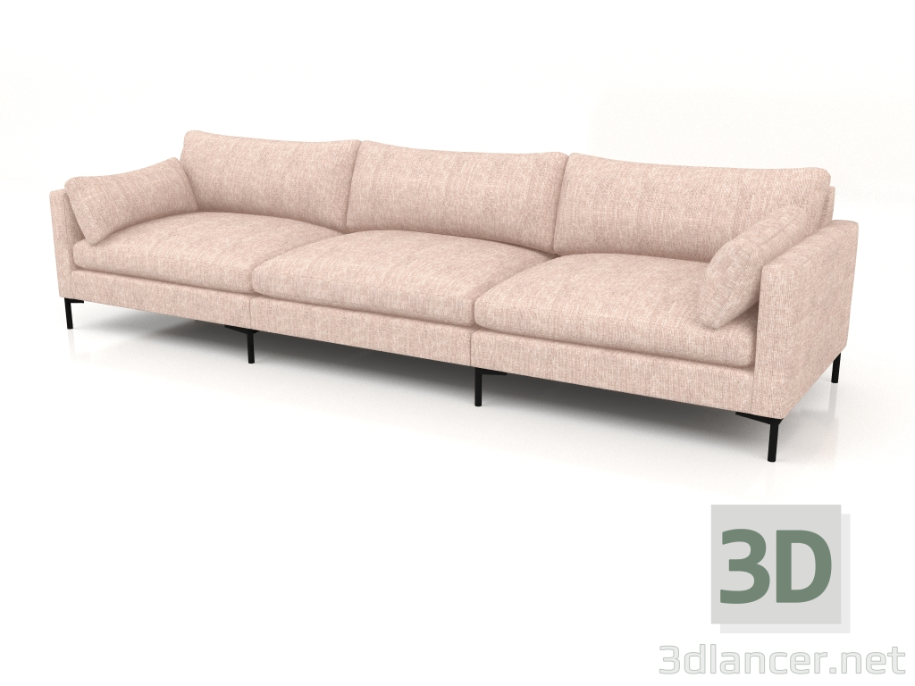 3d model 4.5-seater sofa Summer (Latte) - preview