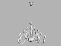 Lampadario decorativo md 8098-24a cigno bianco