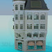 3d model Corner building - preview