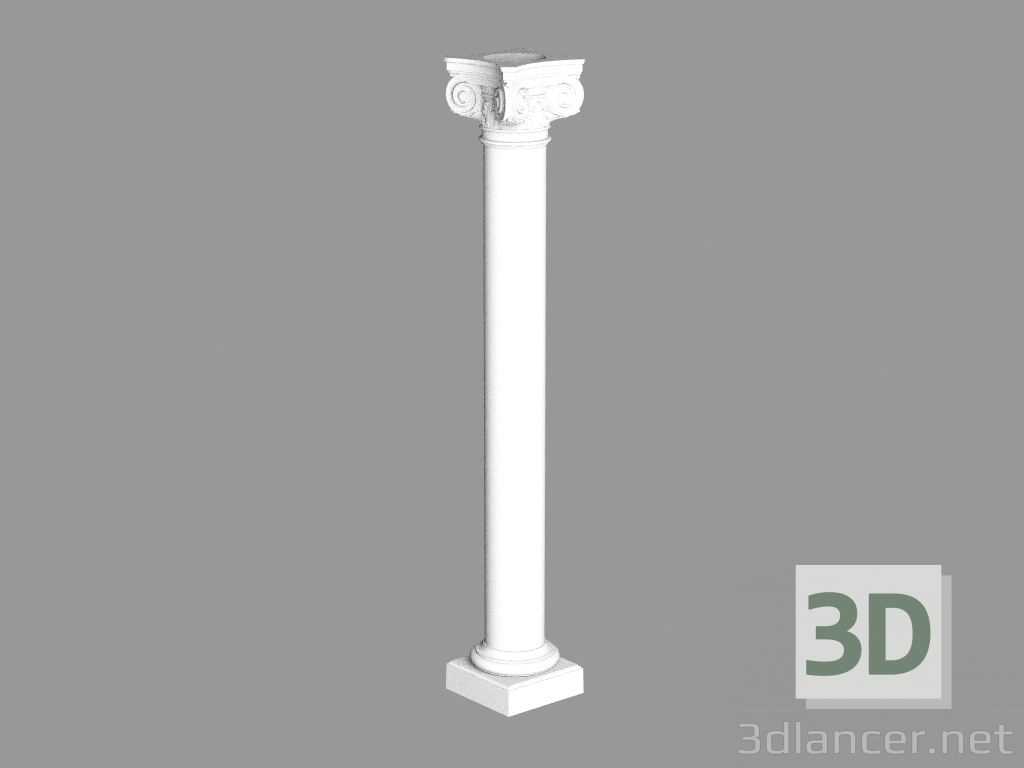 3d model Columna de montaje 5 - vista previa