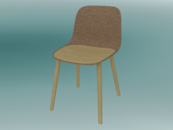 Silla SEELA (S313 con acolchado y molduras de madera)