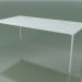 3d model Mesa de oficina rectangular 0817 (H 74 - 100x200 cm, laminado Fenix F01, V12) - vista previa