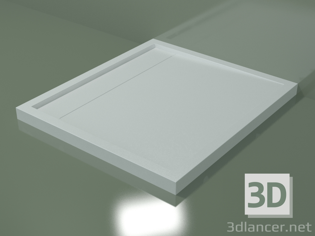 Modelo 3d Base de duche (30R14240, dx, L 90, P 100, H 6 cm) - preview