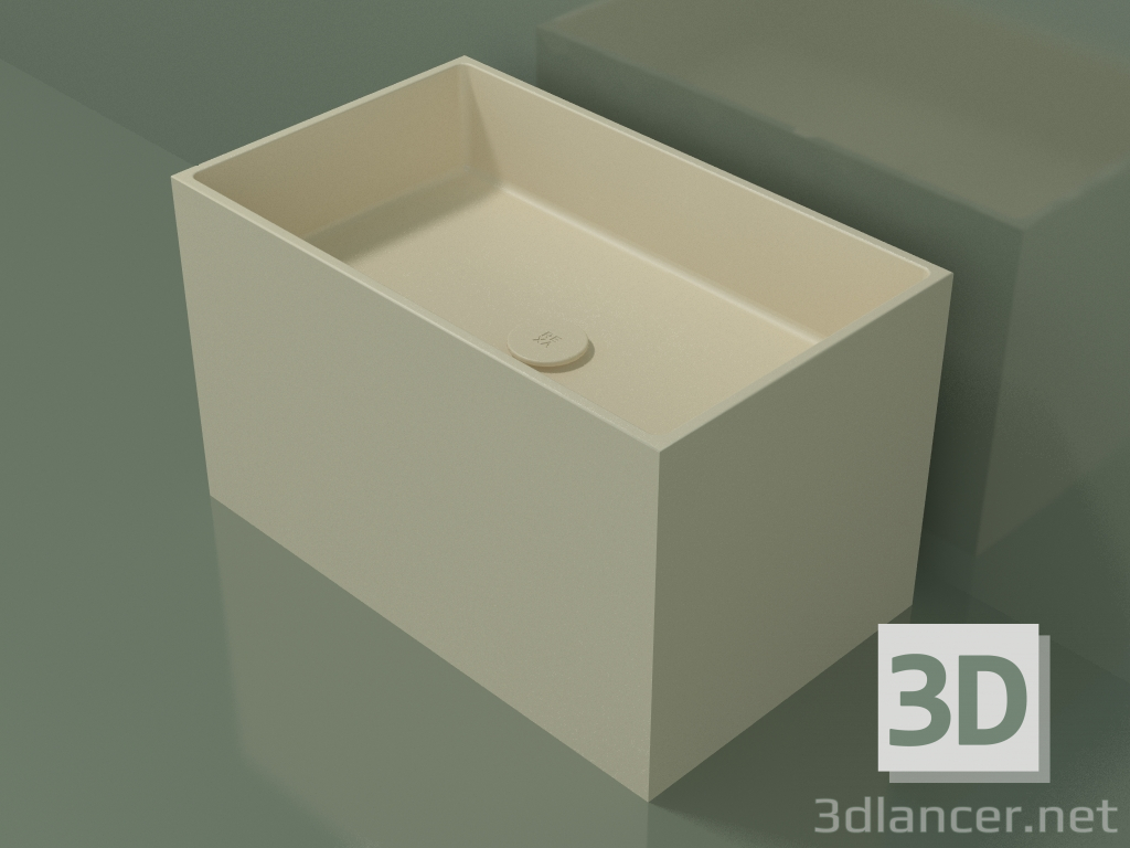 3d model Lavabo sobre encimera (01UN32101, Bone C39, L 60, P 36, H 36 cm) - vista previa