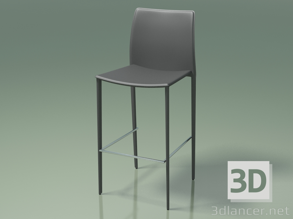 3d model Silla media barra Grand (111849, gris antracita) - vista previa