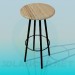 3d model High stool - preview