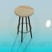 3d model High stool - preview