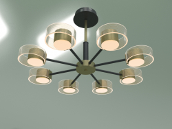 Decken-LED-Kronleuchter Jet 90244-8 (schwarz-gold)