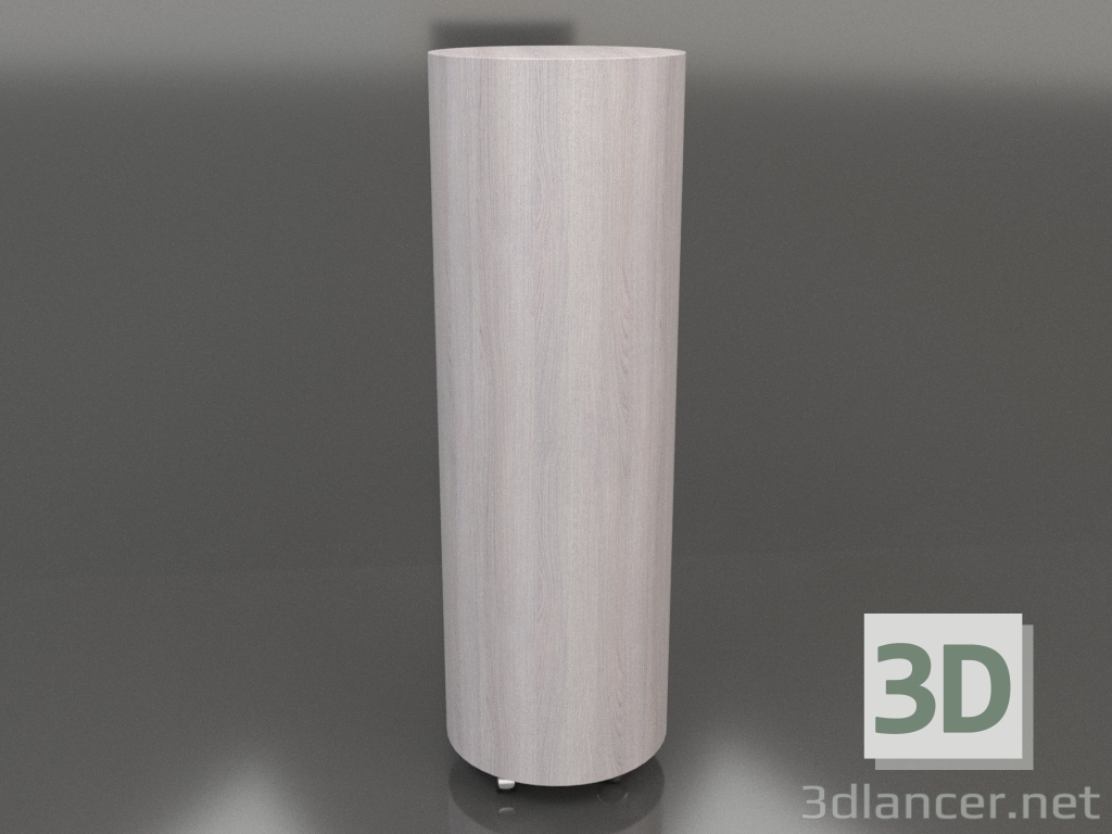 3d модель Тумба на коліщатках TM 09 (D=503х1560, wood pale) – превью