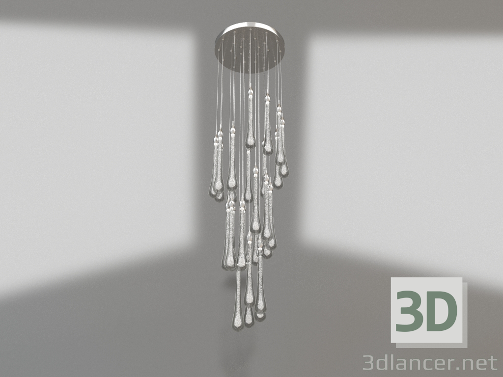 modello 3D Appendiabiti Asmer cromato (07860-28A,02) - anteprima