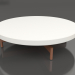 3d model Round coffee table Ø90x22 (Agate gray, DEKTON Zenith) - preview