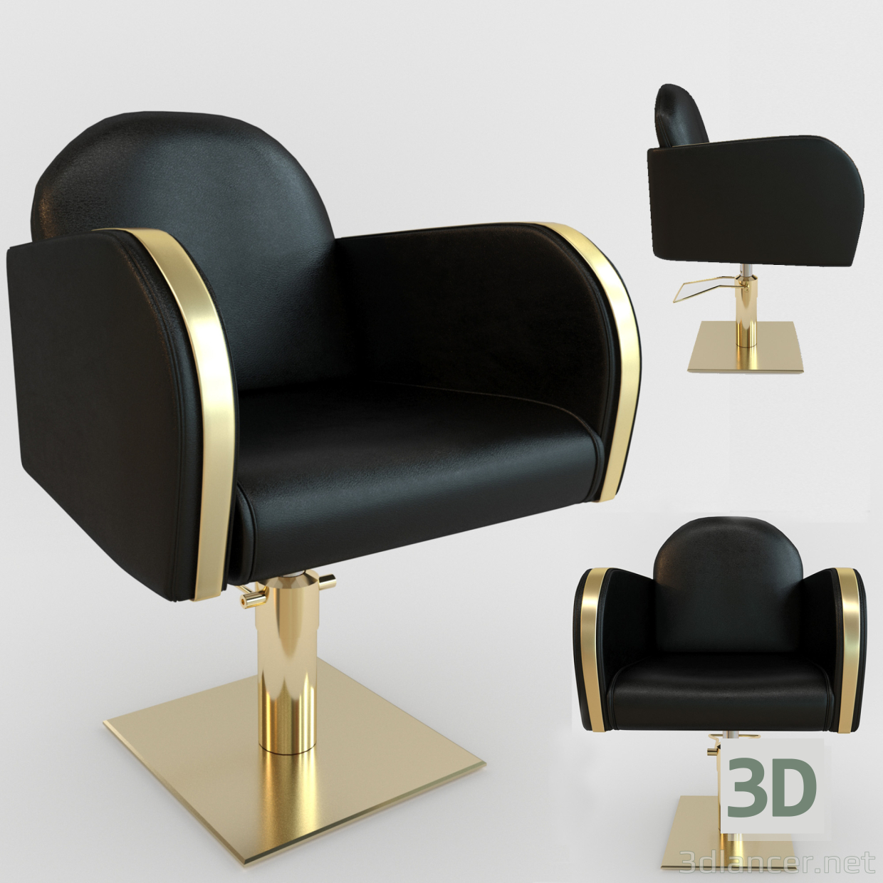 3d Perukarsk chair Zane model buy - render