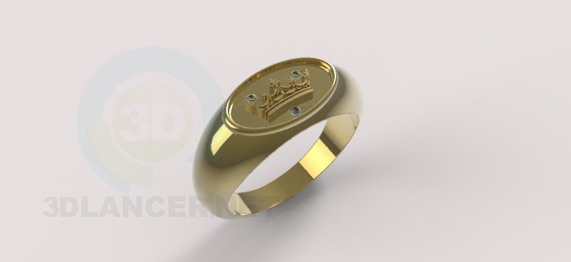 3d model ring - preview