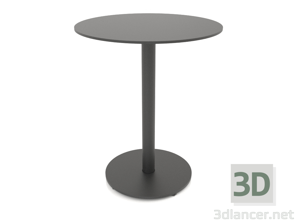 modèle 3D Table basse ronde MONO (pied fin, 40x50) - preview