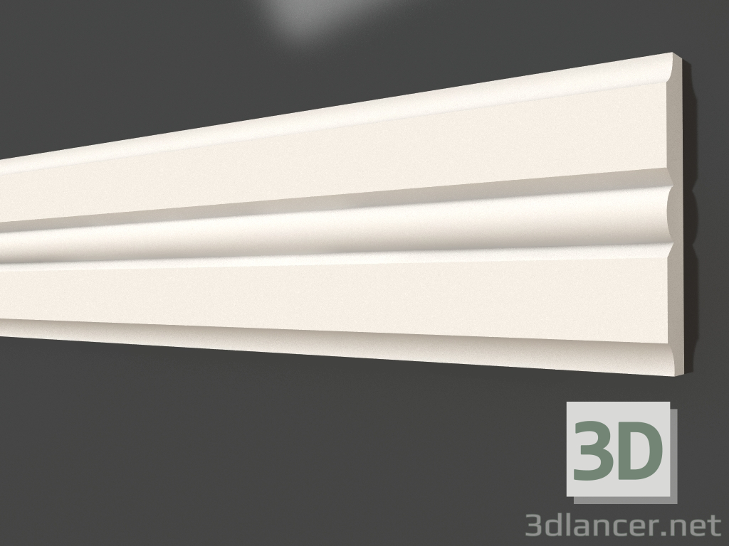 3d model Plaster molding LG 068 (100x16) - preview