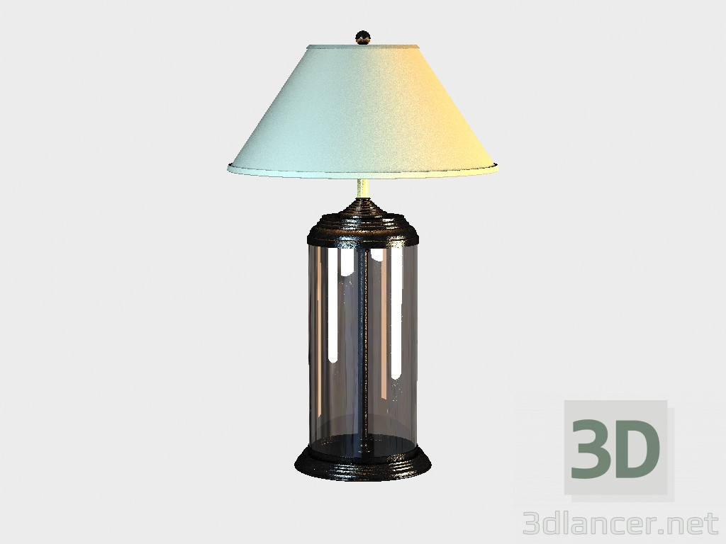 3D Modell Kolben-Tischleuchte TISCHLAMPE (TL017-1-BBZ) - Vorschau