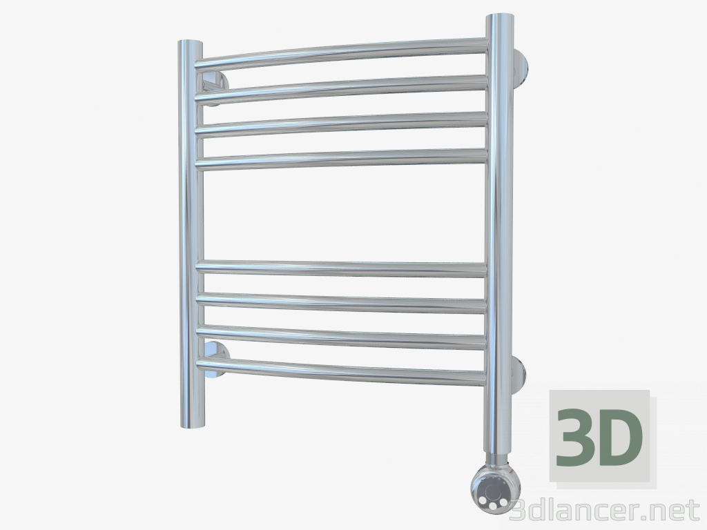 modello 3D Radiatore curvo della Boemia (500x400) - anteprima