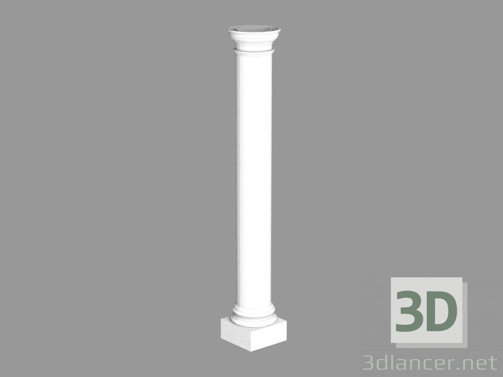 Modelo 3d Montagem da coluna 6 - preview