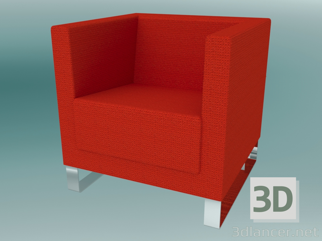 modèle 3D Fauteuil sur consoles (VL1 V) - preview