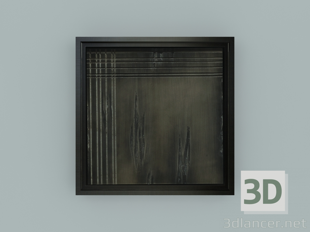 3d model Decoración de pared Miss Mary (34х34 cm) - vista previa