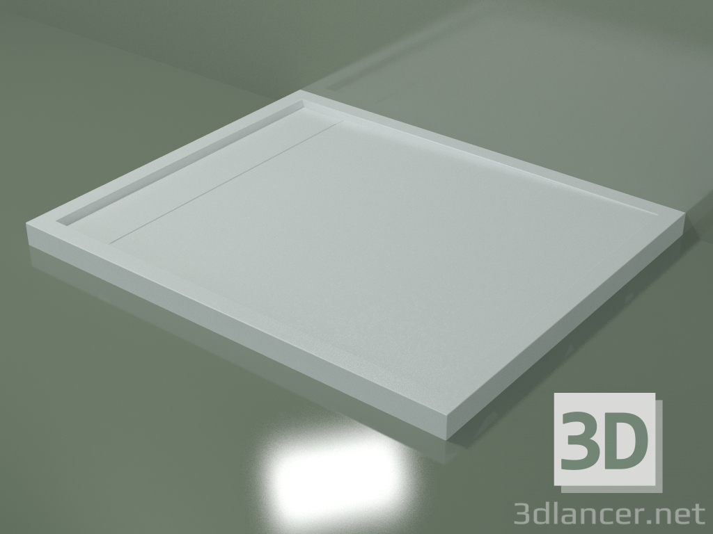 3d model Shower tray (30R14241, dx, L 120, P 100, H 6 cm) - preview