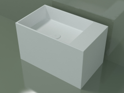 Lavabo da appoggio (01UN32102, Glacier White C01, L 60, P 36, H 36 cm)