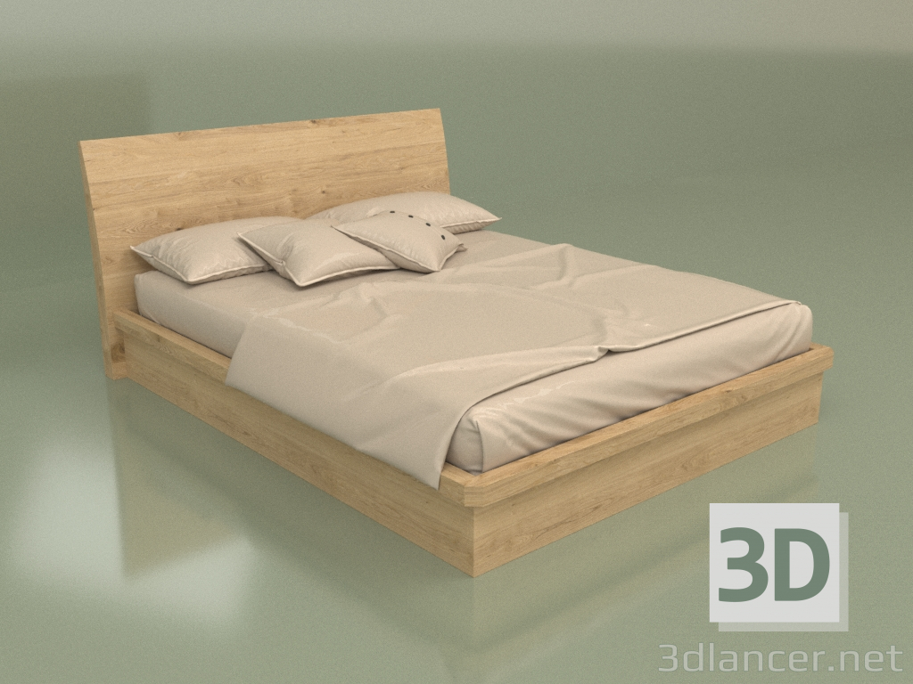 3d model Double bed Mn 2016-1 (Loft) - preview