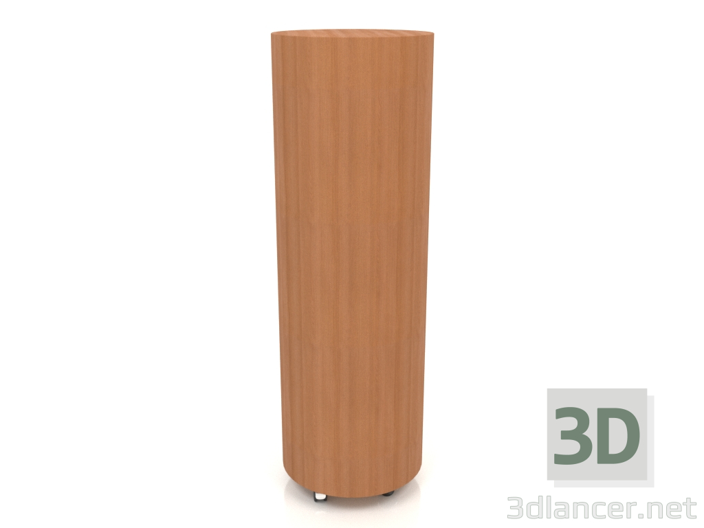 3D Modell Schrank auf Rollen TM 09 (D=503х1560, Holzrot) - Vorschau