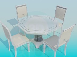 Table with chairs