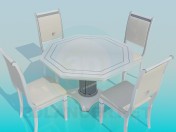 Table with chairs