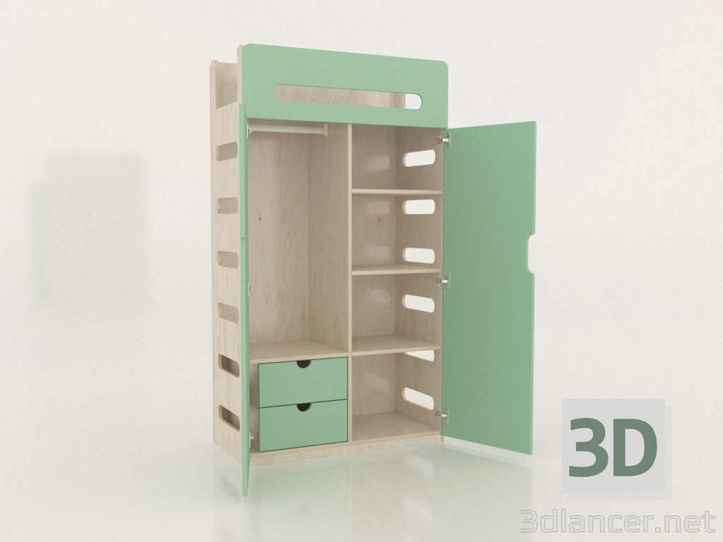 modèle 3D Armoire ouverte MOVE WC (WMMWC1) - preview