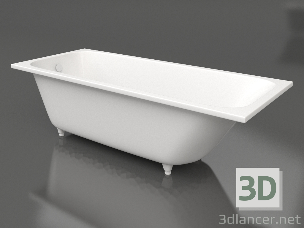 modello 3D Vasca ORLANDA 170x70 - anteprima